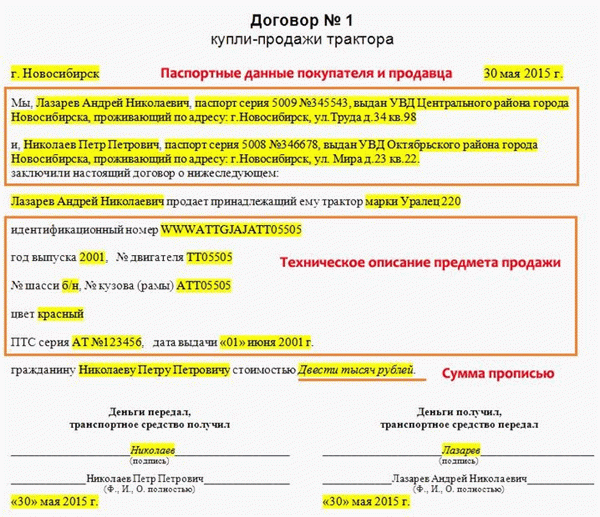 Скачать Договор купли-продажи спецтехники. Пример данного бланка и заполненной конвенции SPA в 2022 году.