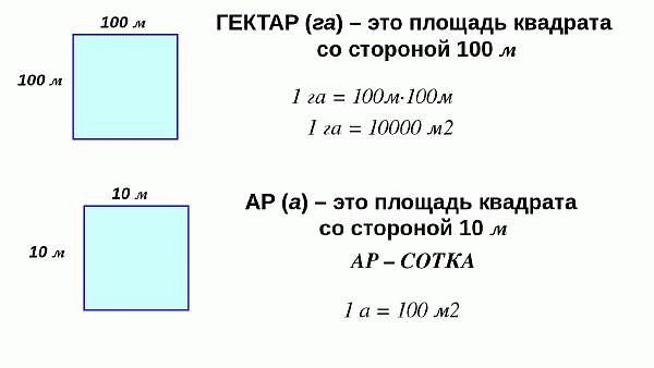 в земельном участке.