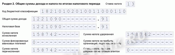 Информация о доходах и налогахСправка о доходах и суммах налога