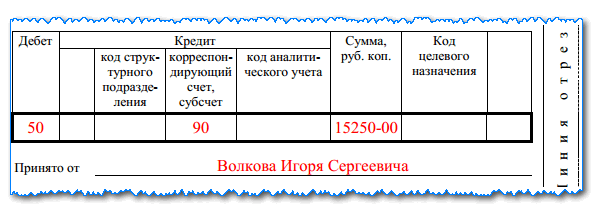 Доказательство инкассации денежных средств: примеры заполнения, бланк