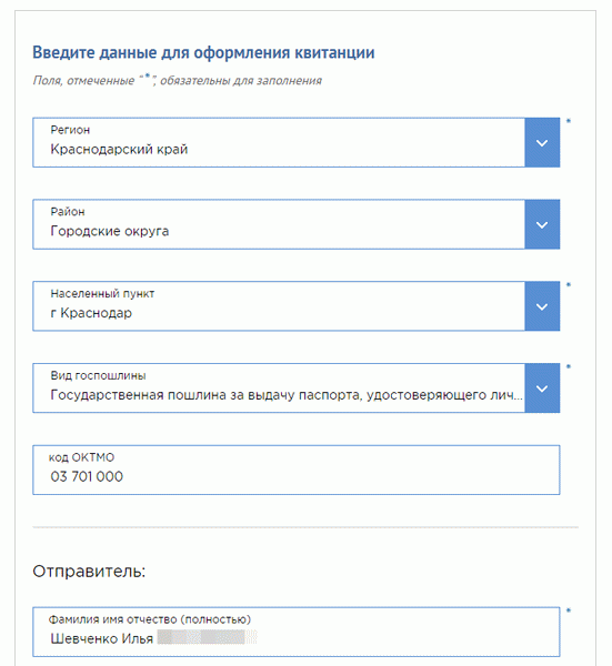 Доказательство оплаты госпошлины за загранпаспорт: образец