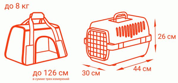 Контейнер для домашних животных аэрофлот